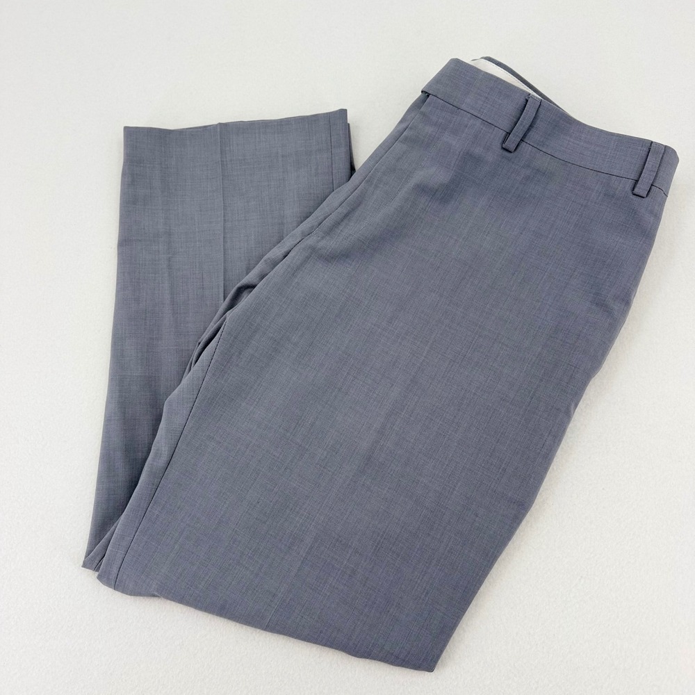 Ralph Lauren Dress Pants Mens 38x29 Grey Straight Leg Washable Excellent